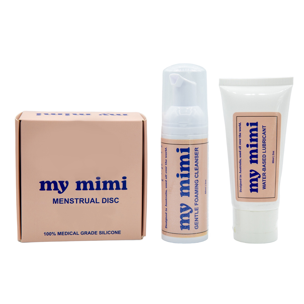 menstrual disc starter bundle